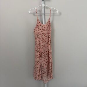 Zara Light Pink Floral Dress size 10 140cm